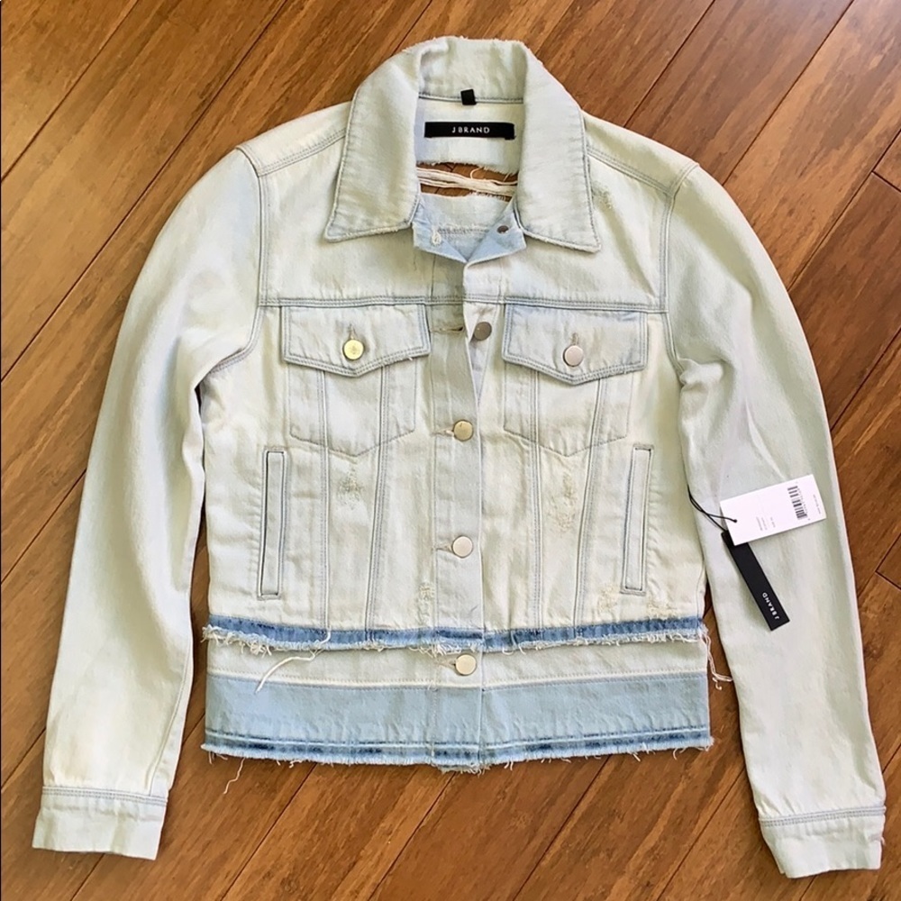 NEW J BRAND Women’s Deena Denim Crop Jacket sz XS